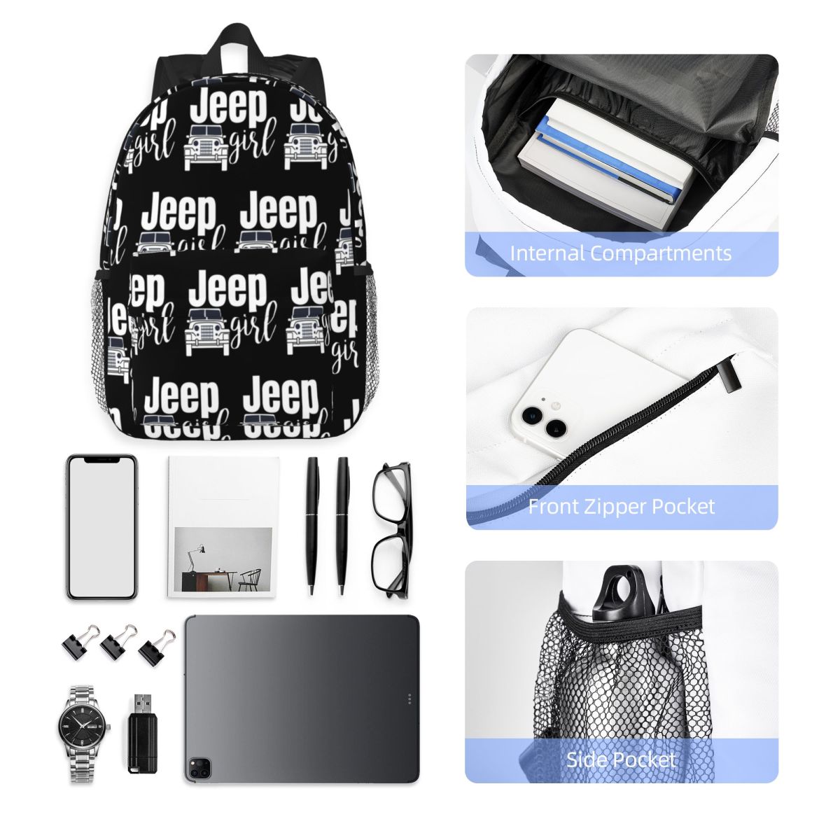 Women'S Jeep Bags - Sac à dos Jeep Girl, sac