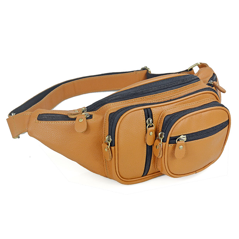 Saddle Bag Leather - Sacs de taille en cuir véritable