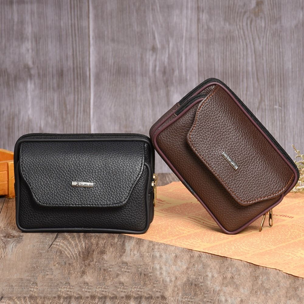 Saddle Bag Leather - Sac banane décontracté en cuir PU