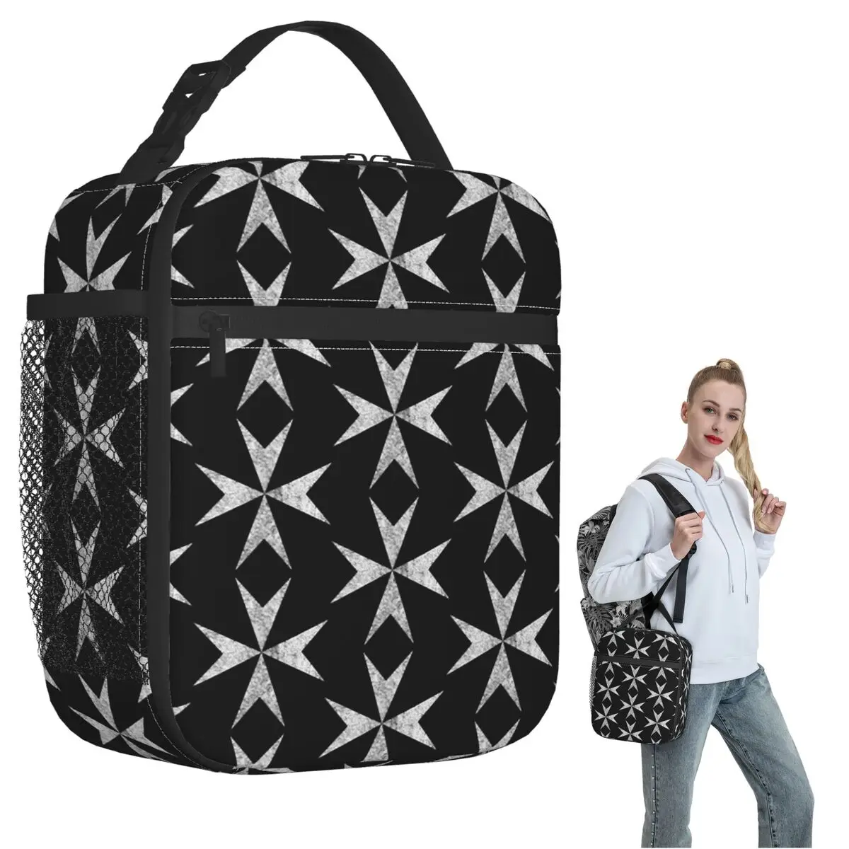 Women Bags Malta - Sac à déjeuner isotherme Maltese Cross