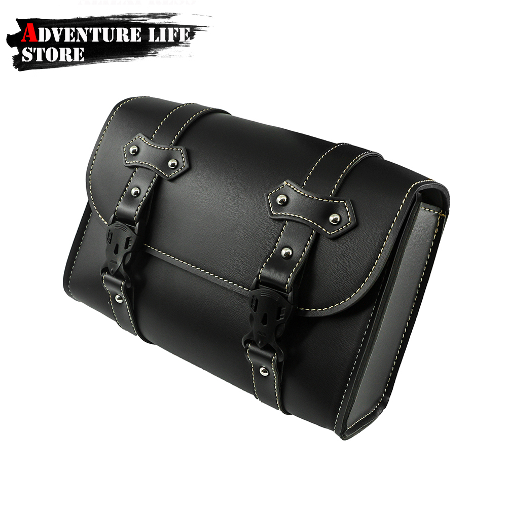 Saddle Bag Leather - Sacoches de dégager de fourche avant