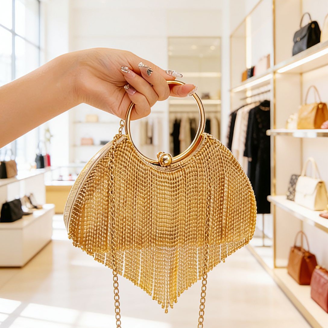 Clutch Bag Evening - Pochette de soirée de luxe scintillante