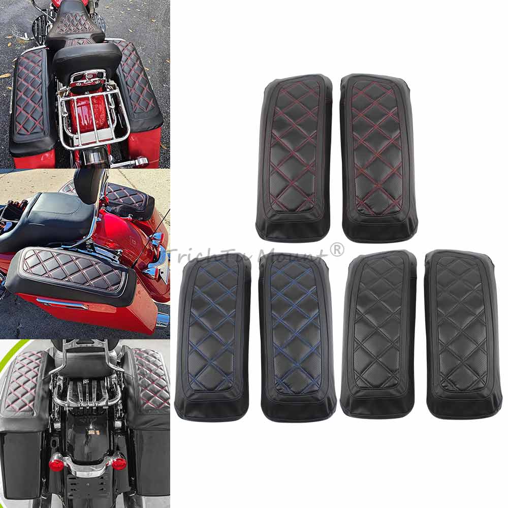 Saddle Bag Leather - Pour Harley Touring Street Road Electra