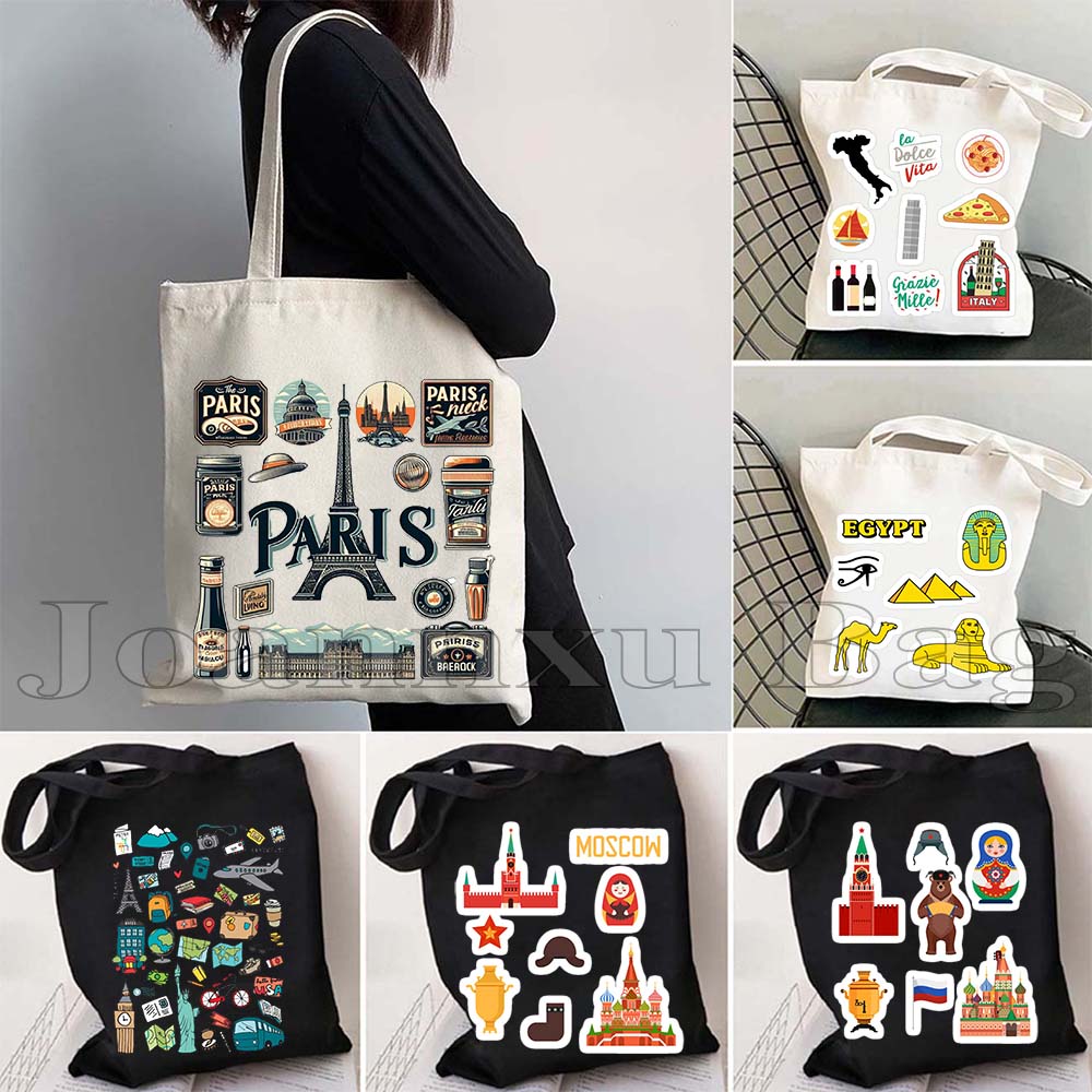 Women Bags Malta - Sac fourre-tout en toile pour femme,