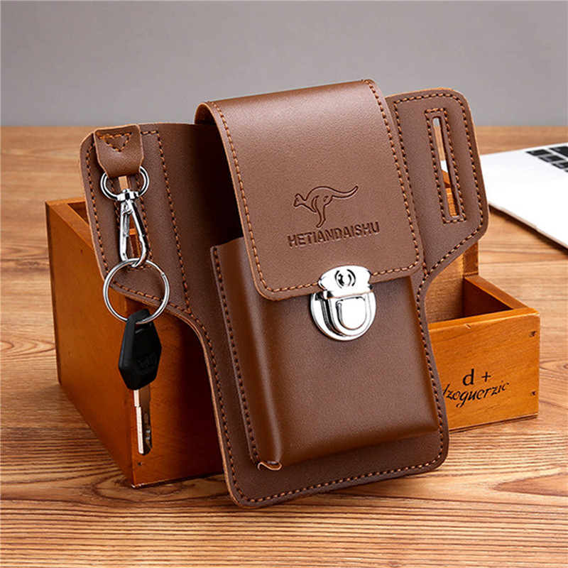 Saddle Bag Leather - Sac de ceinture de téléphone pour