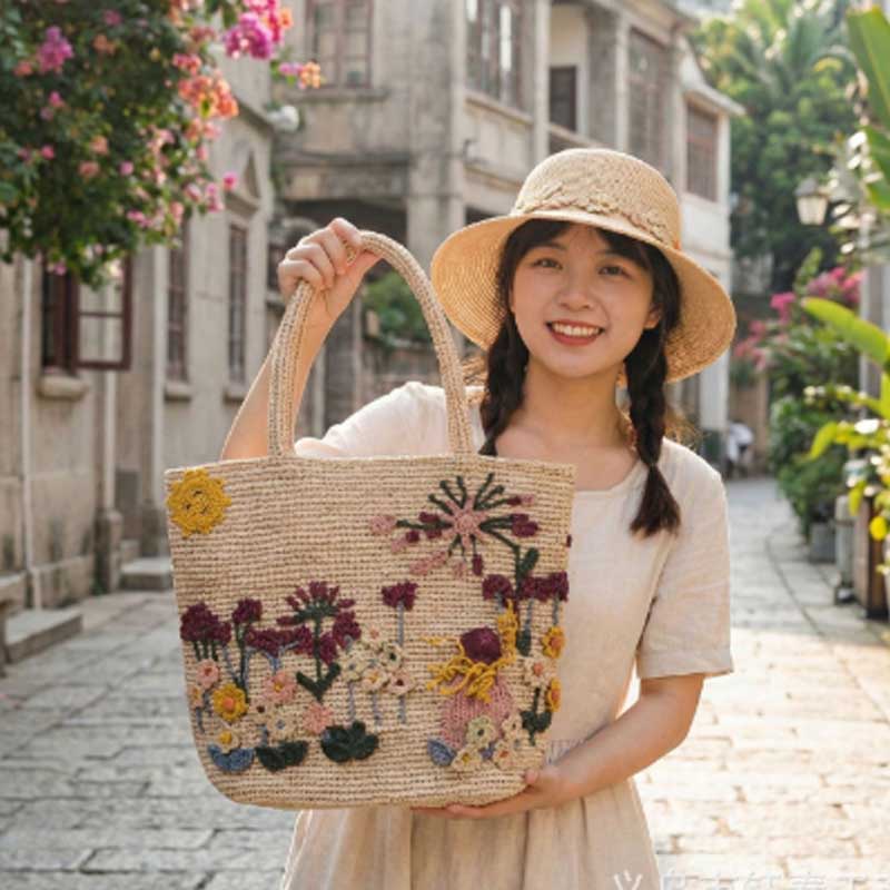 Women'S Raffia Bags - Nouveau Sac à Main en Raphia