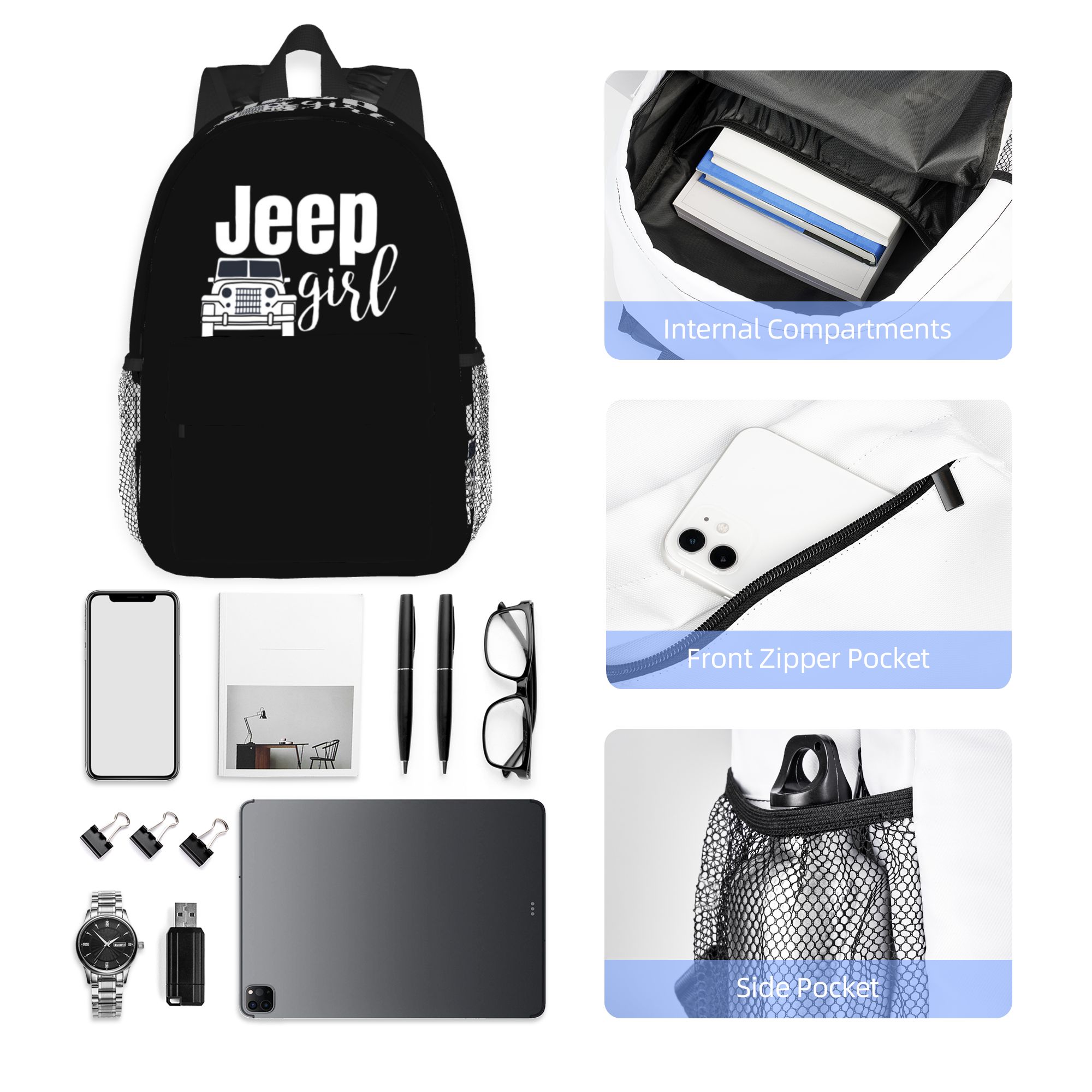 Women'S Jeep Bags - Sac à dos Jeep Girl, sac