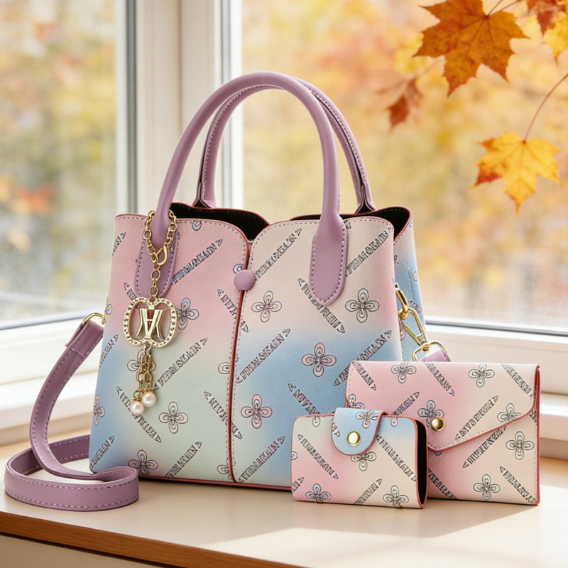 Women'S Crossbody Bags - Ensemble de trois sacs pour femmes