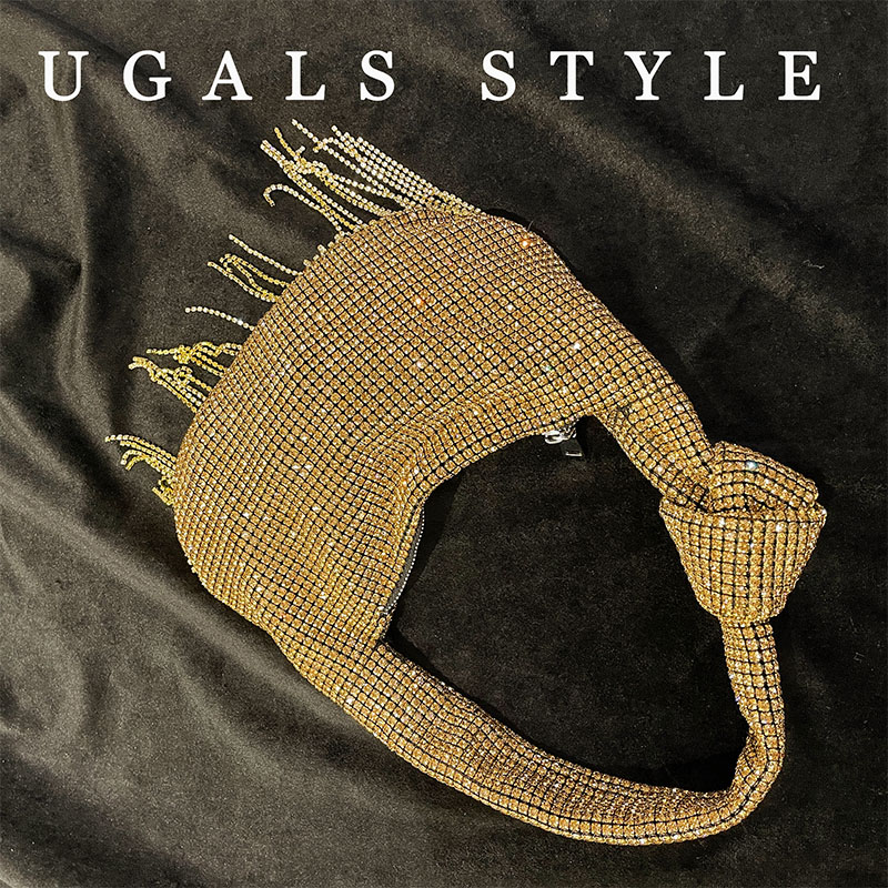 Sac à main UGALS orné de diama - Clutch Bag Evening avis et prix