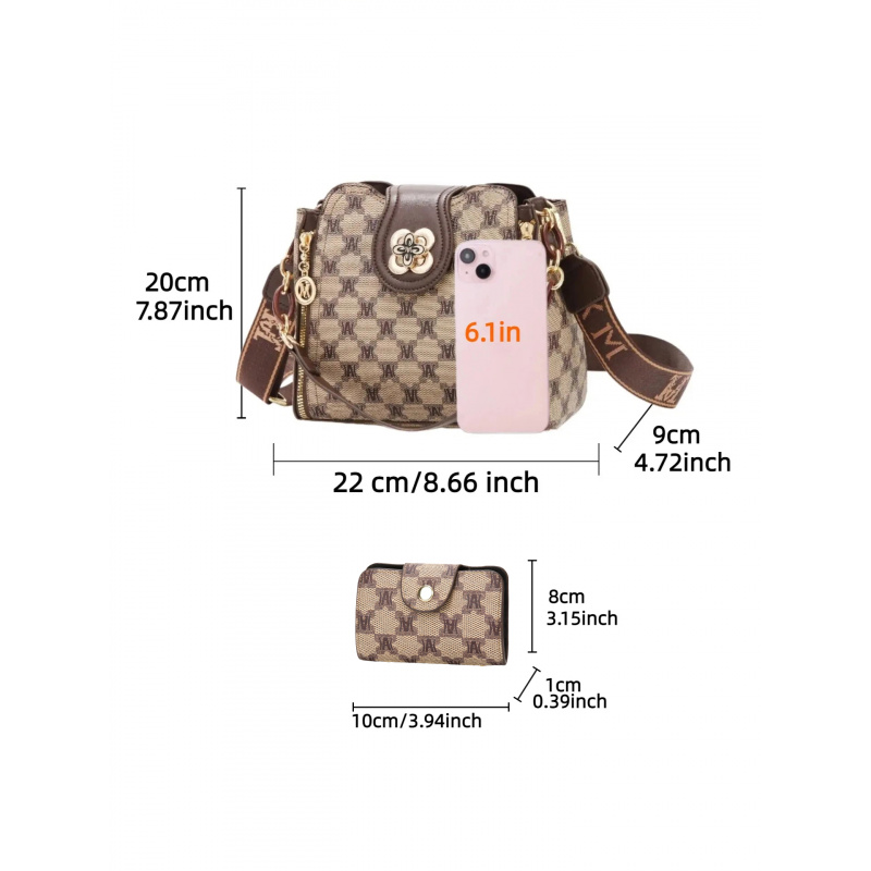 Sac à bandoulière vintage impr - Women'S Crossbody Bags avis et prix