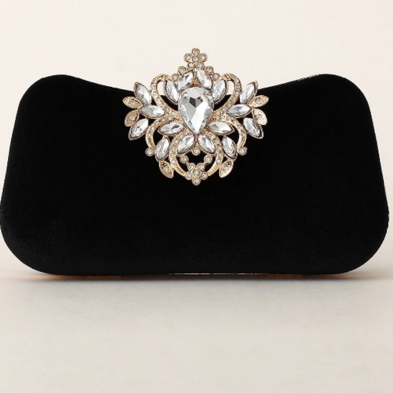 Pochette de soirée rigide en v - Clutch Bag Evening avis et prix
