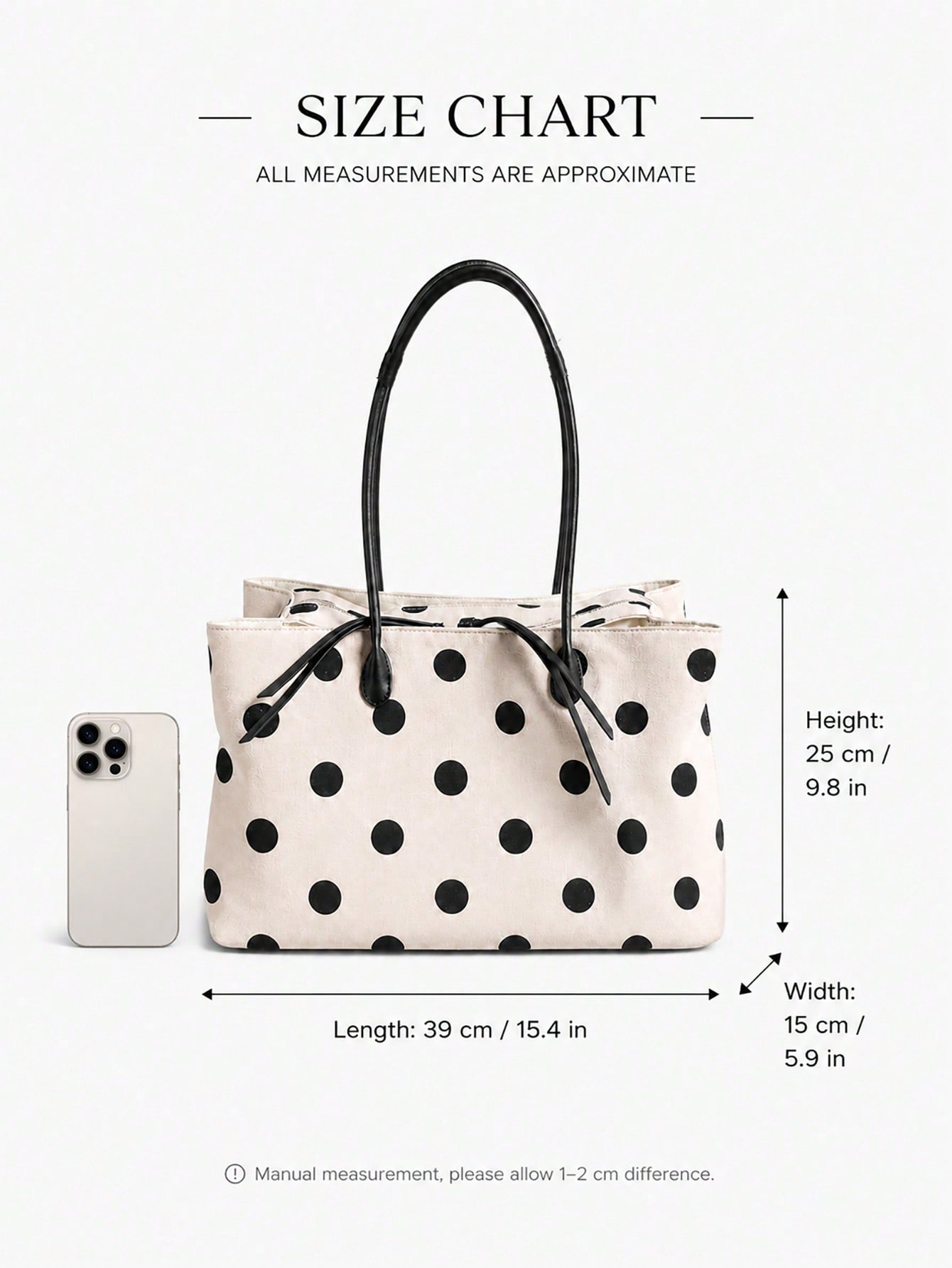 Sac fourre-tout en lin à pois  - Women Bags For Work avis et prix