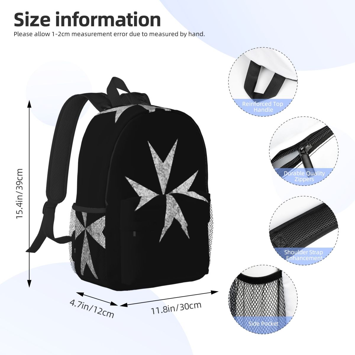 Sac à dos croix maltaise des C - Women Bags Malta avis et prix