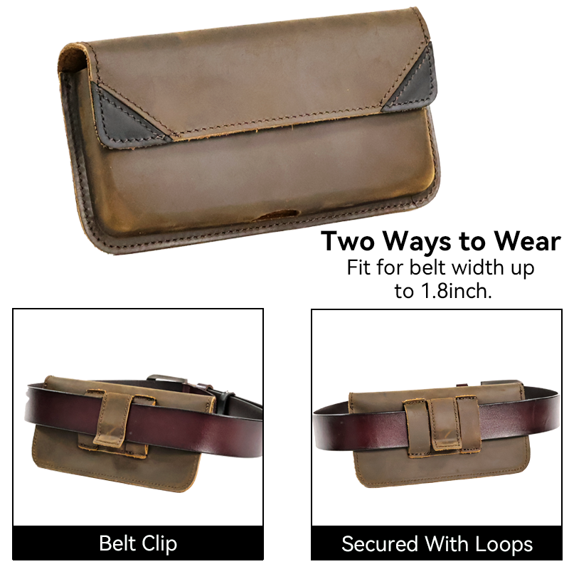 Sac banane en cuir véritable p - Saddle Bag Leather avis et prix