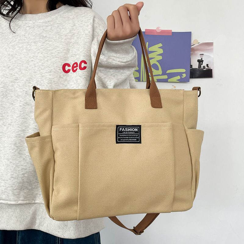 Grand sac fourre-tout en toile - Women Bags For Work avis et prix