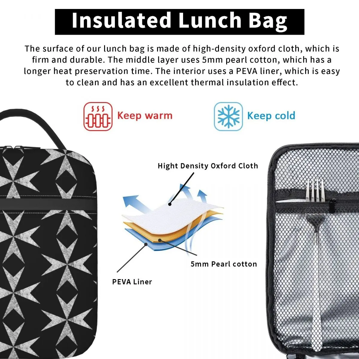 Sac à déjeuner isotherme Malte - Women Bags Malta avis et prix