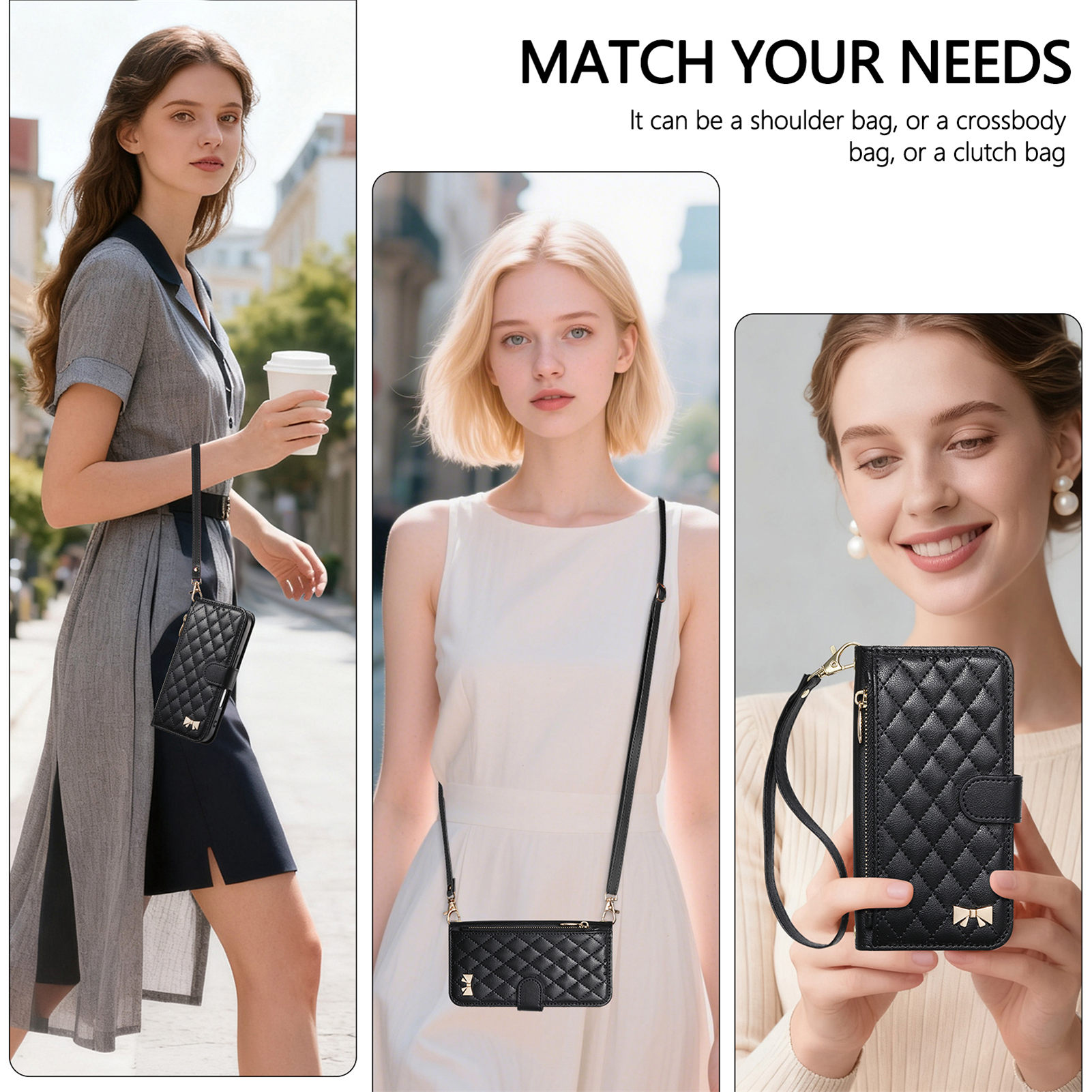 Étui portefeuille à rabat en c - Phone Bag Crossbody avis et prix