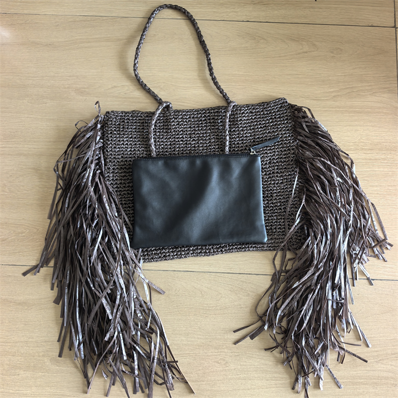 Sac à bandoulière en paille tr - Women'S Raffia Bags avis et prix
