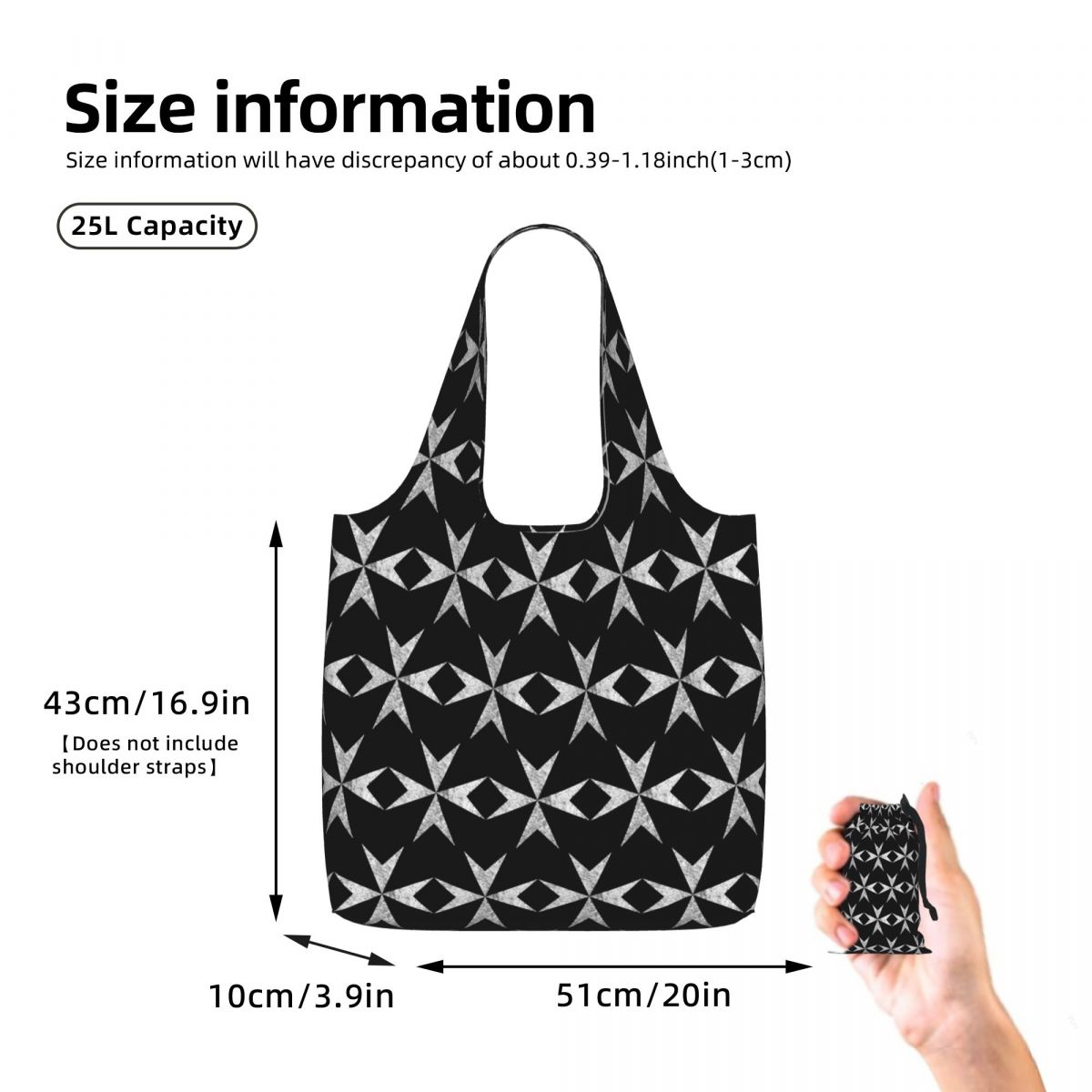 Sac fourre-tout en toile grand - Women Bags Malta avis et prix