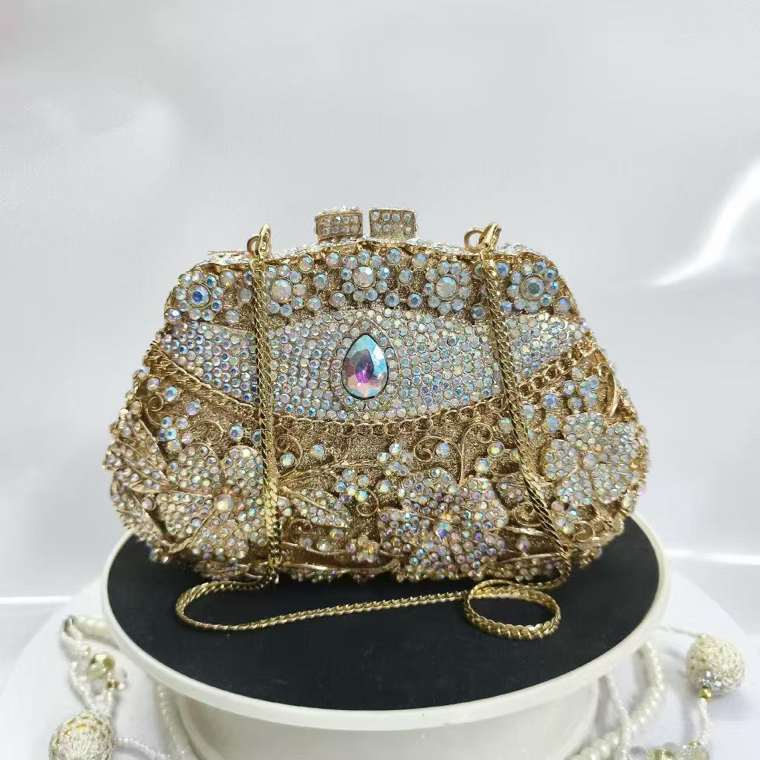 Sac de soirée en métal doré av - Clutch Bag Evening avis et prix
