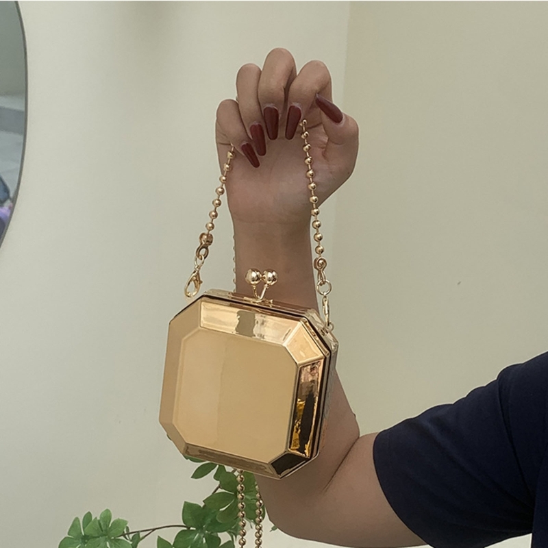 Mini pochette de soirée en or  - Clutch Bag Evening avis et prix