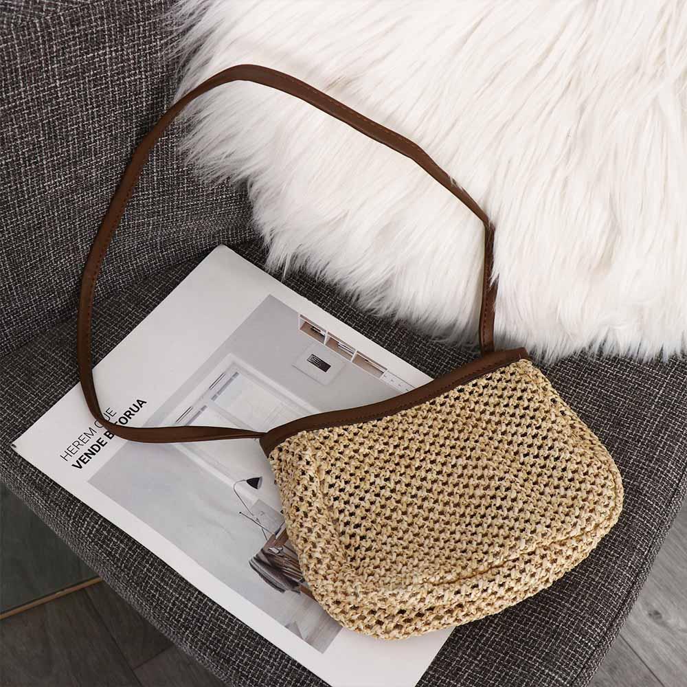 Sac bandoulière décontracté en - Women'S Raffia Bags avis et prix