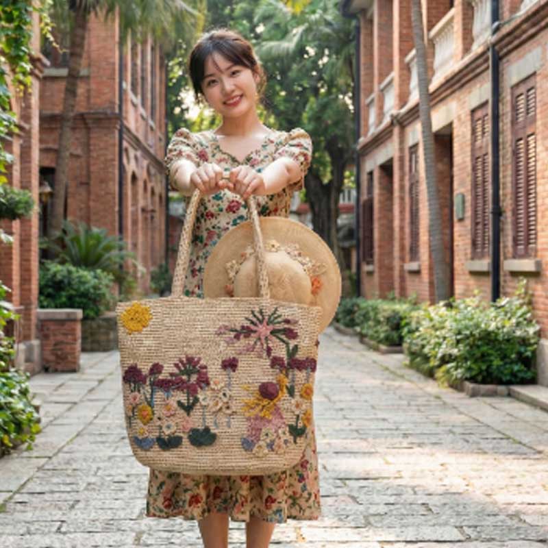 Nouveau Sac à Main en Raphia F - Women'S Raffia Bags avis et prix