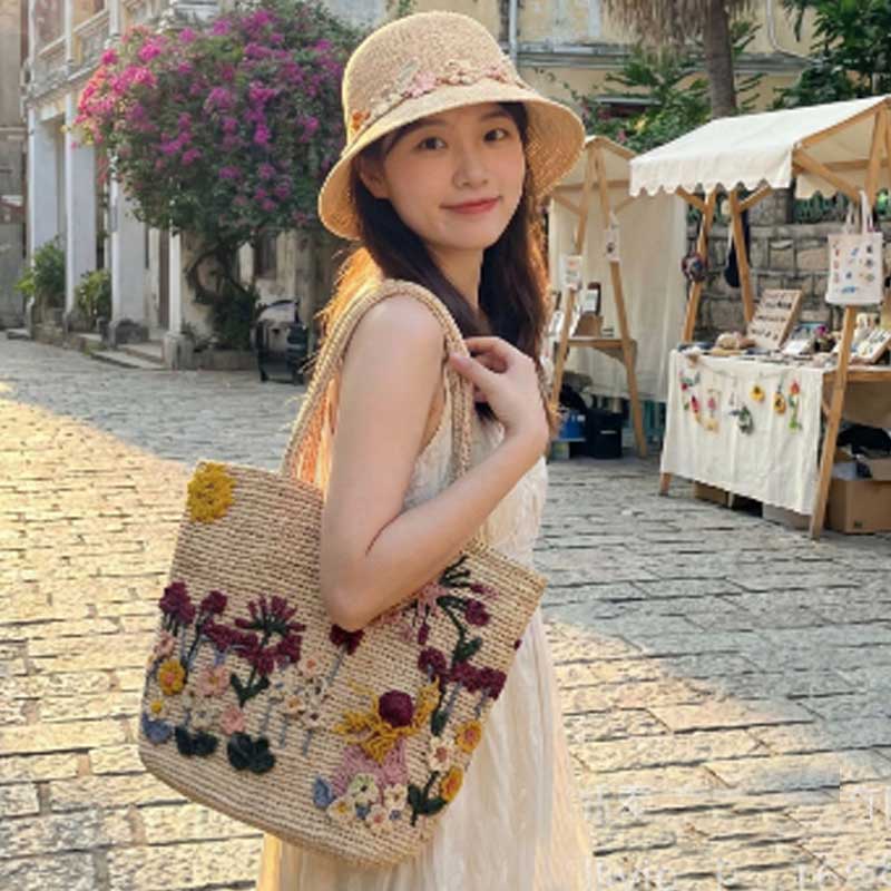 Nouveau Sac à Main en Raphia F - Women'S Raffia Bags avis et prix