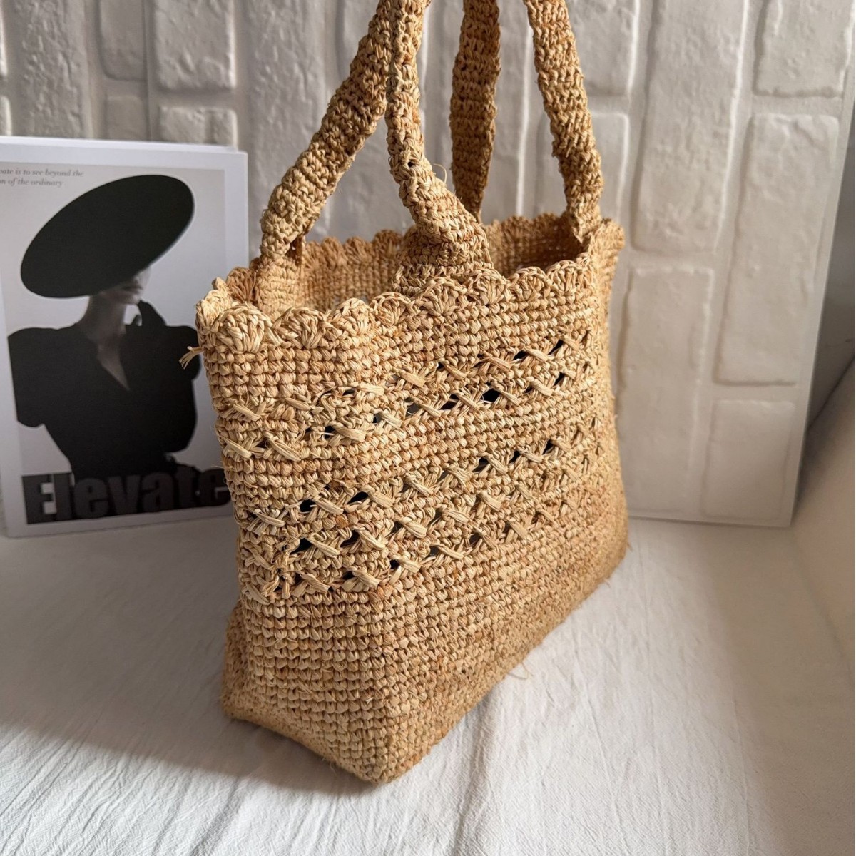 Sac d'été en paille de raphia  - Women'S Raffia Bags avis et prix