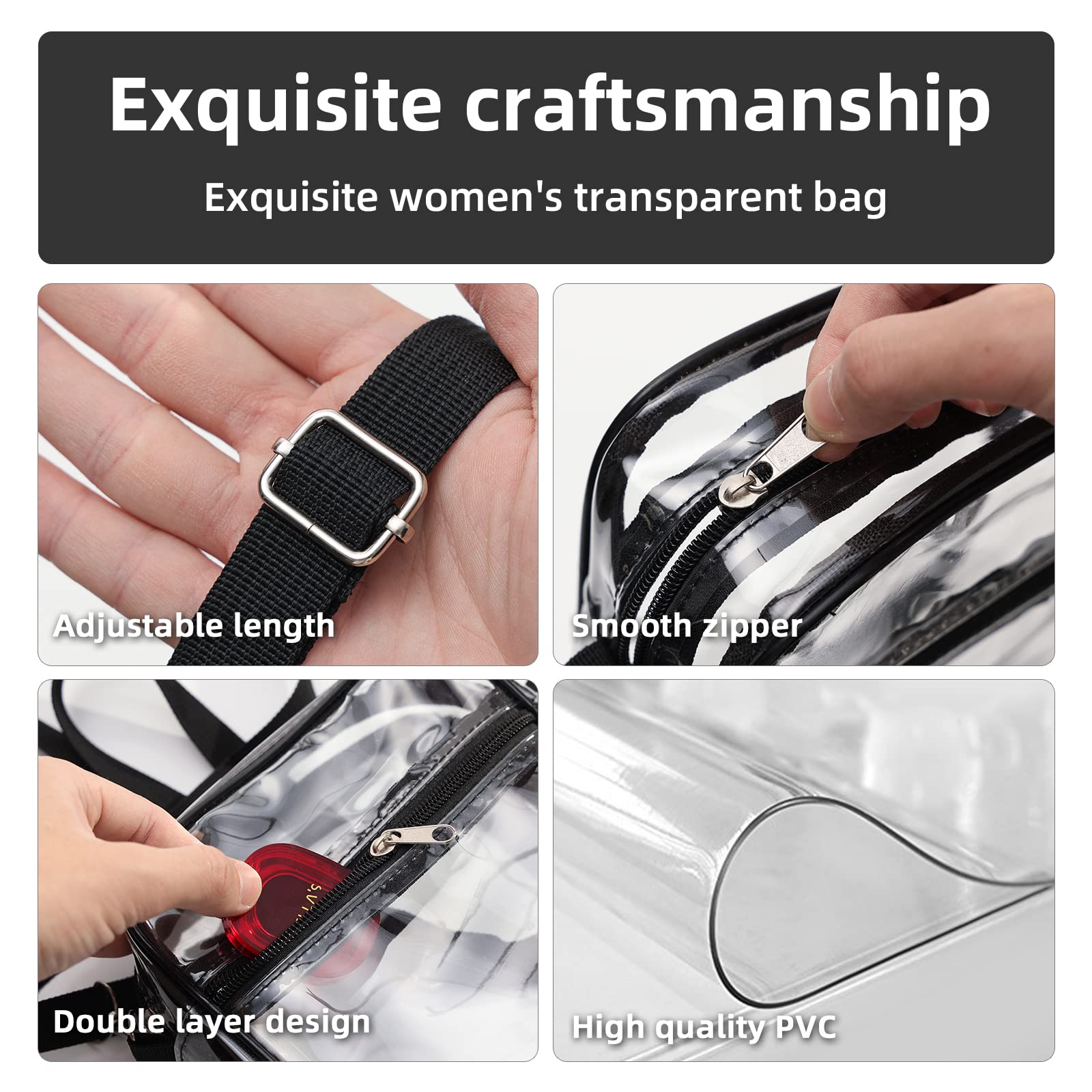 Sac à bandoulière transparent  - Women'S Crossbody Bags avis et prix
