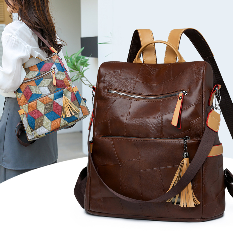 Sac à dos Vintage en cuir PU p - Women Bags For Office Use avis et prix