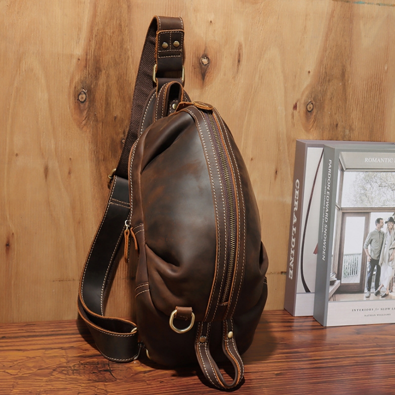 Sac à bandoulière en cuir véri - Saddle Bag Leather avis et prix