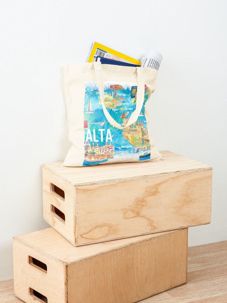 Sac fourre-tout en toile pour  - Women Bags Malta avis et prix